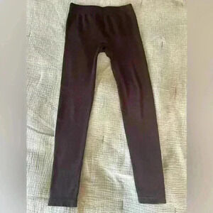 CLEARANCE | Brown Seamless Knit Leggings | M